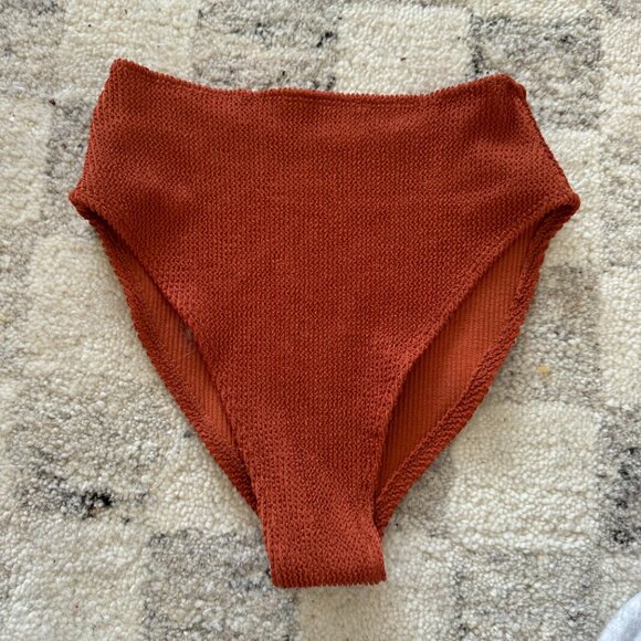 Skatie Monroe Bikini Bottom Cinnamon CRINKLE - Picture 3 of 3